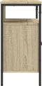 vidaXL - Wastafelkast - 60x30x60 - cm - bewerkt - hout - sonoma - eikenkleurig
