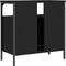 vidaXL - Wastafelkast - 60x30x60 - cm - bewerkt - hout - zwart