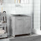 vidaXL - Wastafelkast - 60x33x60 - cm - bewerkt - hout - betongrijs