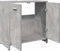 vidaXL - Wastafelkast - 60x33x60 - cm - bewerkt - hout - betongrijs
