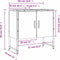 vidaXL - Wastafelkast - 60x33x60 - cm - bewerkt - hout - grijs - sonoma - eikenkleurig