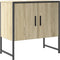 vidaXL - Wastafelkast - 60x33x60 - cm - bewerkt - hout - sonoma - eikenkleurig