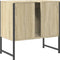 vidaXL - Wastafelkast - 60x33x60 - cm - bewerkt - hout - sonoma - eikenkleurig