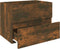 vidaXL - Wastafelkast - 60x38,5x45 - cm - bewerkt - hout - gerookt - eikenkleurig