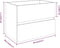 vidaXL - Wastafelkast - 60x38,5x45 - cm - bewerkt - hout - grijs - sonoma - eikenkleur