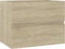 vidaXL - Wastafelkast - 60x38,5x45 - cm - spaanplaat - sonoma - eikenkleurig