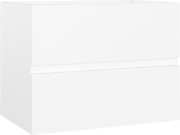 vidaXL - Wastafelkast - 60x38,5x45 - cm - spaanplaat - wit