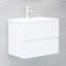 vidaXL - Wastafelkast - 60x38,5x45 - cm - spaanplaat - wit