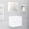 vidaXL - Wastafelkast - 60x38,5x45 - cm - spaanplaat - wit