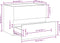 vidaXL - Wastafelkast - 60x38,5x45 - cm - spaanplaat - zwart
