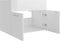 vidaXL - Wastafelkast - 60x38,5x46 - cm - spaanplaat - hoogglans - wit