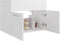 vidaXL - Wastafelkast - 60x38,5x46 - cm - spaanplaat - wit