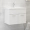 vidaXL - Wastafelkast - 60x38,5x46 - cm - spaanplaat - wit