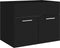 vidaXL - Wastafelkast - 60x38,5x46 - cm - spaanplaat - zwart