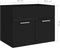 vidaXL - Wastafelkast - 60x38,5x46 - cm - spaanplaat - zwart