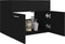 vidaXL - Wastafelkast - 60x38,5x46 - cm - spaanplaat - zwart