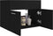 vidaXL - Wastafelkast - 60x38,5x46 - cm - spaanplaat - zwart