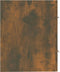 vidaXL - Wastafelkast - 60x38,5x48 - cm - bewerkt - hout - gerookt - eikenkleurig