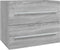 vidaXL - Wastafelkast - 60x38,5x48 - cm - bewerkt - hout - grijs - sonoma - eikenkleur