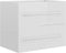 vidaXL - Wastafelkast - 60x38,5x48 - cm - spaanplaat - hoogglans - wit