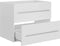 vidaXL - Wastafelkast - 60x38,5x48 - cm - spaanplaat - hoogglans - wit