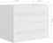 vidaXL - Wastafelkast - 60x38,5x48 - cm - spaanplaat - wit