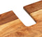 vidaXL - Wastafelkast - 62x33x58 - cm - massief - acaciahout - en - bewerkt - hout