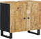 vidaXL - Wastafelkast - 62x33x58 - cm - massief - mangohout - en - bewerkt - hout