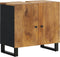 vidaXL - Wastafelkast - 62x33x58 - cm - massief - mangohout - en - bewerkt - hout