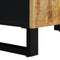 vidaXL - Wastafelkast - 62x33x58 - cm - massief - mangohout - en - bewerkt - hout