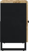 vidaXL - Wastafelkast - 62x33x58 - cm - massief - mangohout - en - bewerkt - hout