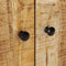 vidaXL - Wastafelkast - 62x33x58 - cm - massief - mangohout - en - bewerkt - hout