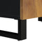 vidaXL - Wastafelkast - 62x33x58 - cm - massief - mangohout - en - bewerkt - hout