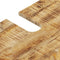 vidaXL - Wastafelkast - 62x33x58 - cm - massief - mangohout - en - bewerkt - hout