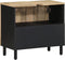 vidaXL - Wastafelkast - 62x33x58 - cm - massief - mangohout - zwart