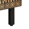 vidaXL - Wastafelkast - 62x33x58 - cm - massief - mangohout - zwart