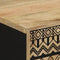 vidaXL - Wastafelkast - 62x33x58 - cm - massief - mangohout - zwart