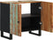 vidaXL - Wastafelkast - 62x33x58 - cm - massief - recycled - hout - en - bewerkt - hout