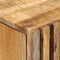 vidaXL - Wastafelkast - 62x34x58 - cm - massief - ruw - mangohout