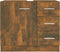 vidaXL - Wastafelkast - 63x30x54 - cm - bewerkt - hout - gerookt - eikenkleurig