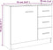 vidaXL - Wastafelkast - 63x30x54 - cm - bewerkt - hout - gerookt - eikenkleurig