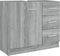 vidaXL - Wastafelkast - 63x30x54 - cm - bewerkt - hout - grijs - sonoma - eikenkleurig