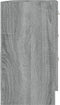 vidaXL - Wastafelkast - 63x30x54 - cm - bewerkt - hout - grijs - sonoma - eikenkleurig