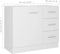 vidaXL - Wastafelkast - 63x30x54 - cm - bewerkt - hout - wit