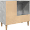 vidaXL - wastafelkast - 65x33x60 - cm - bewerkt - hout - betongrijs