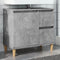 vidaXL - wastafelkast - 65x33x60 - cm - bewerkt - hout - betongrijs
