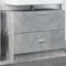 vidaXL - Wastafelkast - 78x37x59 - cm - bewerkt - hout - betongrijs
