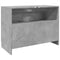 vidaXL - Wastafelkast - 78x37x59 - cm - bewerkt - hout - betongrijs