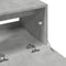 vidaXL - Wastafelkast - 78x37x59 - cm - bewerkt - hout - betongrijs