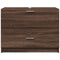 vidaXL - Wastafelkast - 78x37x59 - cm - bewerkt - hout - bruin - eikenkleurig